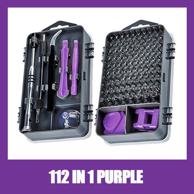 KALAIDUN 112 in 1 Screwdriver Set Magnetic Screwdriver Bit Torx Multi Mobile Phone Repair Tools Kit Electronic Device Hand Tool