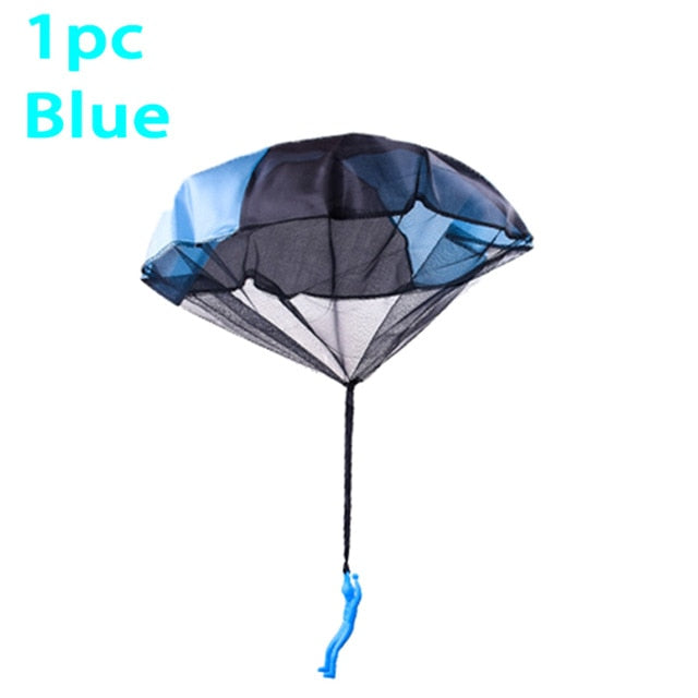 2pcs Hand Throw Soldier Parachute Toys Indoor Outdoor Games for Kids Mini Soldier Parachute Fun Sports Educational Toy Gifts Boy