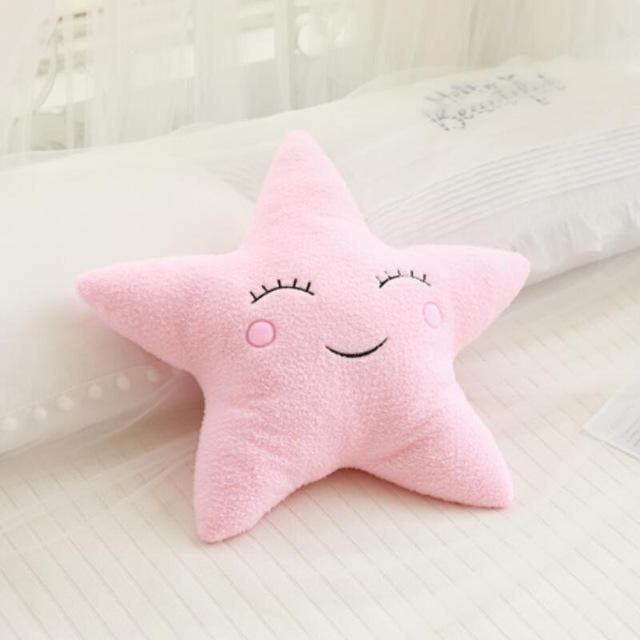 Promotion Stuffed Cloud Moon Star Raindrop Plush Pillow Soft Cushion Stuffed Plush Toys For Children Baby Kids Pillow Girl