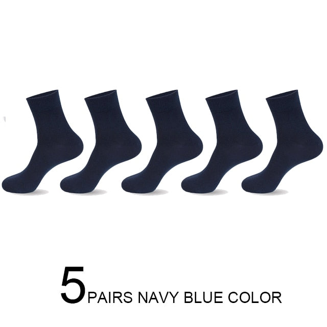 2020 Brand New Men's Cotton Socks Black Business Casual Breathable Spring Summer Male Crew Socks Meias Hot Sale Sokken Size38-45