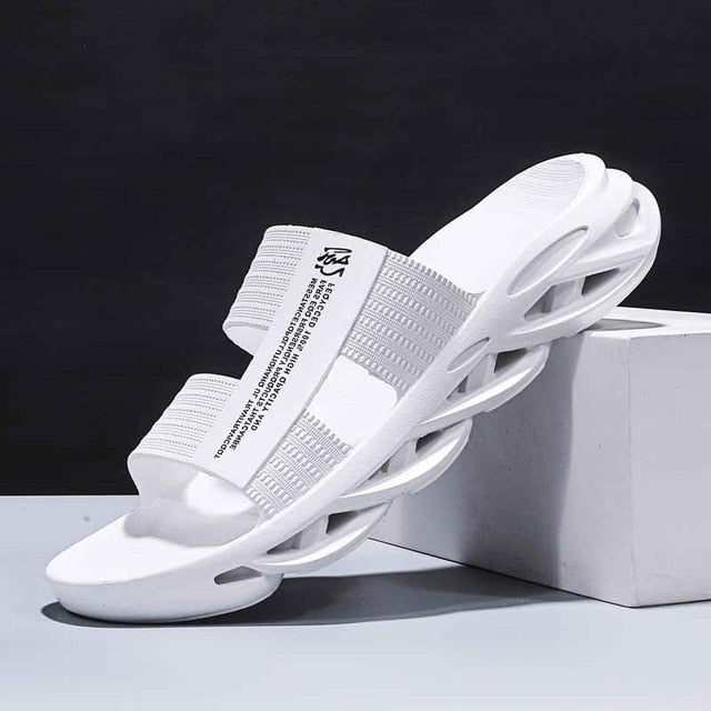 Fashion Men's Slippers 2020 Lightweight Men Casual Shoes Comfortable Slippers Home Non-slip Designer Slipper Handmade Soft NA44