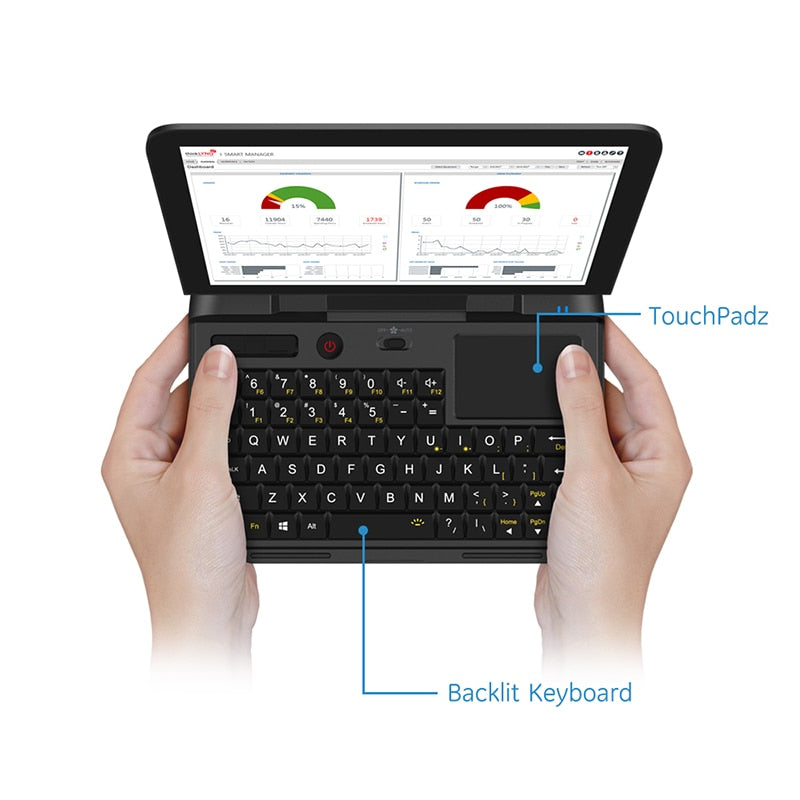 GPD MicroPC Micro PC 6 Inch Intel Celeron N4100 Windows 10 Pro 8GB RAM 128GB ROM Pocket Mini laptop PC Computer Notebook