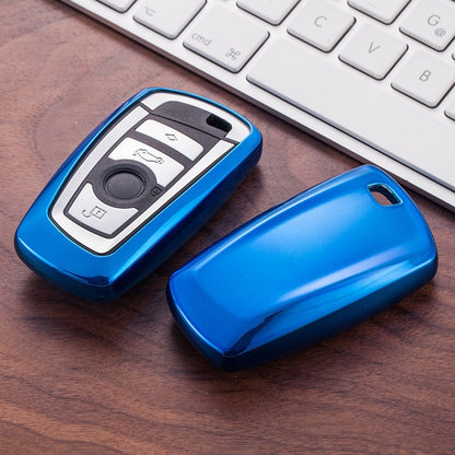 TPU Car Key Case Auto Key Protection Cover For BMW 1/3/5/7 Series X3 X4 M2/3/4 Car Holder Shell Colorful Car-Styling Accessories