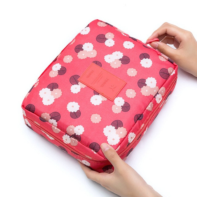 Outdoor Girl Makeup Bag Women Cosmetic Bag Women Toiletries Organizer Waterproof Female Storage Make up Cases