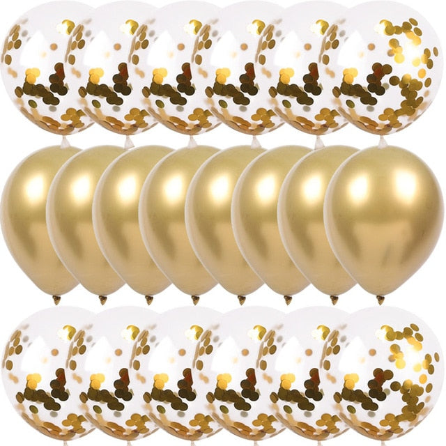 WEIGAO Gold Star Disposable Paper Plates Cups Straw and napkins Tableware Sets for Adult Kids Birthday Party Supplies Gold Theme