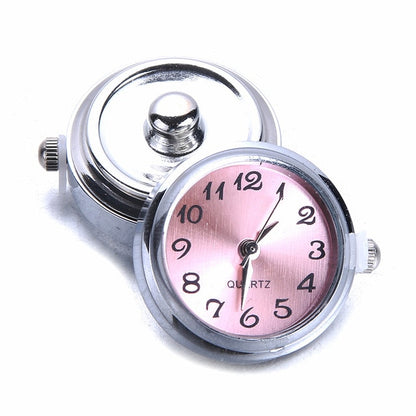 New snaps Jewelry DIY 18mm Glass Watch Snap Buttons Interchangeable Jewelry Accessory Can Move Replaceable Snap Bracelet Jewelry