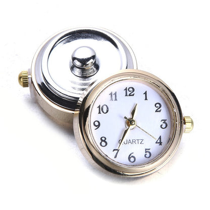 New snaps Jewelry DIY 18mm Glass Watch Snap Buttons Interchangeable Jewelry Accessory Can Move Replaceable Snap Bracelet Jewelry