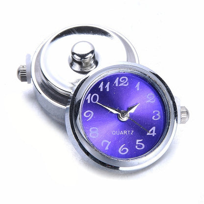 New snaps Jewelry DIY 18mm Glass Watch Snap Buttons Interchangeable Jewelry Accessory Can Move Replaceable Snap Bracelet Jewelry