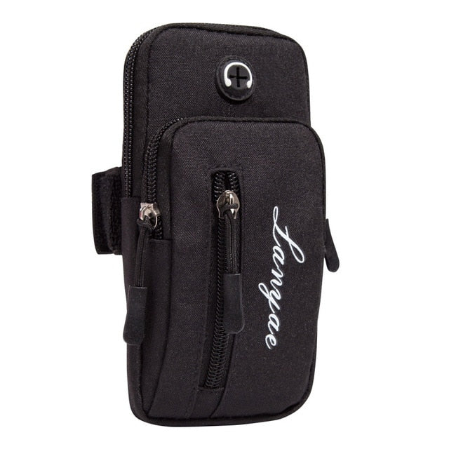 Sport Arm Bag Sports Cell Phone Case Running Jogging Pouch Wallet  With Arm Band Charging Earphone Hole