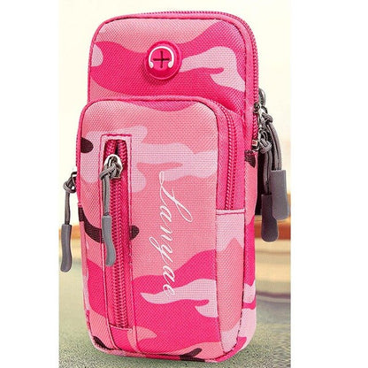 Sport Arm Bag Sports Cell Phone Case Running Jogging Pouch Wallet  With Arm Band Charging Earphone Hole