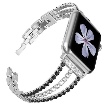 Diamond Strap For Apple Watch Band 40mm 44mm Bling Jewelry Stainless Steel Band Women for iWatch Series 5 4 3 2 1 38mm 42mm