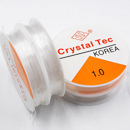 NEW1 Roll 0.4-1.0MM Transparent Stretchy Elastic Rope String Line Cord Beading Beads DIY for Jewelry Making Bracelet&Necklace