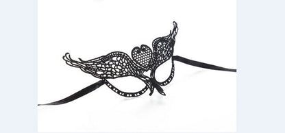 1PCS Hot Sales Sexy Lady Black Lace Mask Cutout Eye Mask For Masquerade Party Fancy Dress Costume Halloween Party Fancy
