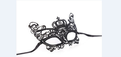 1PCS Hot Sales Sexy Lady Black Lace Mask Cutout Eye Mask For Masquerade Party Fancy Dress Costume Halloween Party Fancy