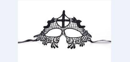 1PCS Hot Sales Sexy Lady Black Lace Mask Cutout Eye Mask For Masquerade Party Fancy Dress Costume Halloween Party Fancy