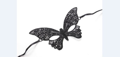1PCS Hot Sales Sexy Lady Black Lace Mask Cutout Eye Mask For Masquerade Party Fancy Dress Costume Halloween Party Fancy