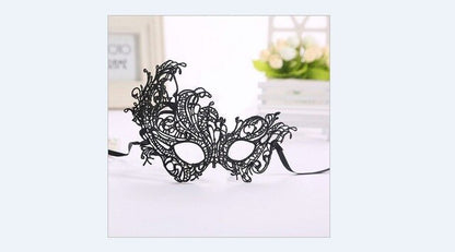 1PCS Hot Sales Sexy Lady Black Lace Mask Cutout Eye Mask For Masquerade Party Fancy Dress Costume Halloween Party Fancy