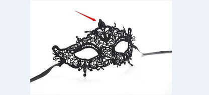 1PCS Hot Sales Sexy Lady Black Lace Mask Cutout Eye Mask For Masquerade Party Fancy Dress Costume Halloween Party Fancy