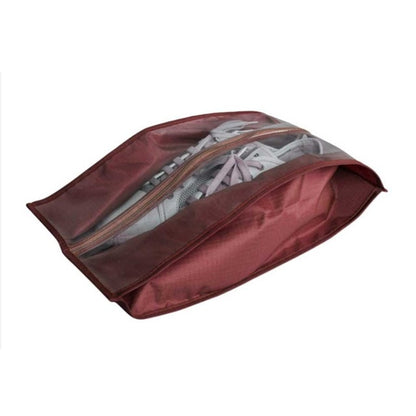 Portable Travel Supplies Organizer Shoes Storage Bag PVC Waterproof Dustproof Hanging Save Closet Rack Hangers J2Y