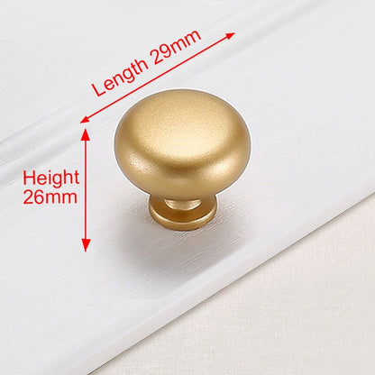 KAK European Style Matte Gold Cabinet Handles Solid Aluminum Alloy Kitchen Cupboard Pulls Drawer Knobs Furniture Handle Hardware