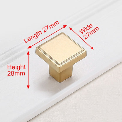 KAK European Style Matte Gold Cabinet Handles Solid Aluminum Alloy Kitchen Cupboard Pulls Drawer Knobs Furniture Handle Hardware