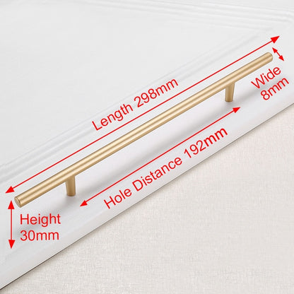 KAK European Style Matte Gold Cabinet Handles Solid Aluminum Alloy Kitchen Cupboard Pulls Drawer Knobs Furniture Handle Hardware