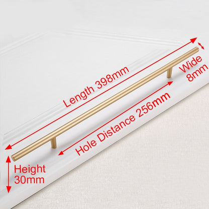 KAK European Style Matte Gold Cabinet Handles Solid Aluminum Alloy Kitchen Cupboard Pulls Drawer Knobs Furniture Handle Hardware
