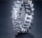 EMMAYA Silver Color Unique Design CZ Ring Paved Austrian Zircon Fashion Women Ring Jewelry
