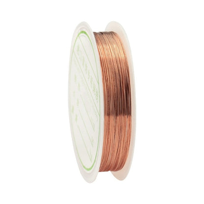 0.2-1mm silver/gold/rose gold copper wire for Bracelet Necklace DIY Colorfast Beading Wire Jewelry Cord String for Craft Making