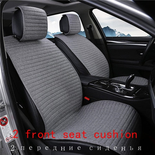 2 pcs cover mat Protect car seat cushion Universal/O SHI CAR seat covers Fit Most Automotive interior, Truck, Suv,or Van