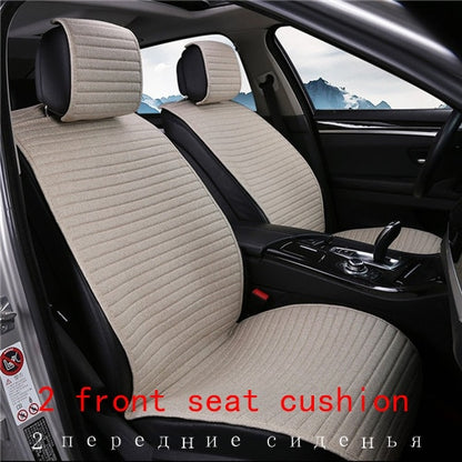2 pcs cover mat Protect car seat cushion Universal/O SHI CAR seat covers Fit Most Automotive interior, Truck, Suv,or Van