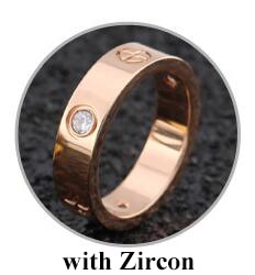 Fashion Rose Gold Stainless Steel Ring With Stone Crystal For Woman Girl For Men Couple In Wedding With Cross