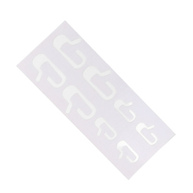 LEEPEE 1 Set DIY Car Door Open Exit Sticker Decal Luminous stickers Interior Accessories  Fit For Tesla Model 3