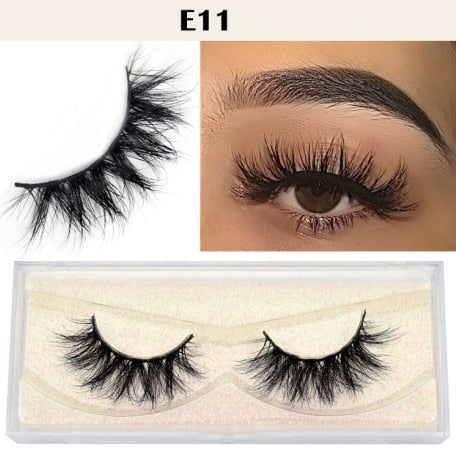 Visofree Eyelashes 3D Mink Lashes natural handmade  volume soft lashes long eyelash  extension real mink eyelash for makeup E01