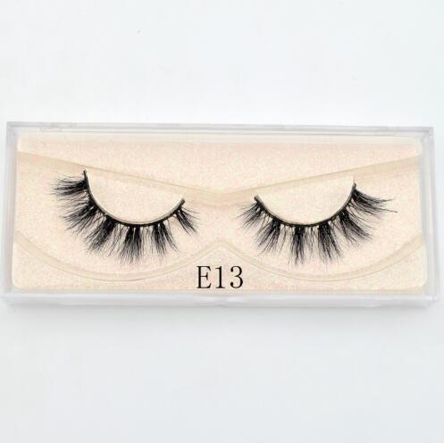 Visofree Eyelashes 3D Mink Lashes natural handmade  volume soft lashes long eyelash  extension real mink eyelash for makeup E01