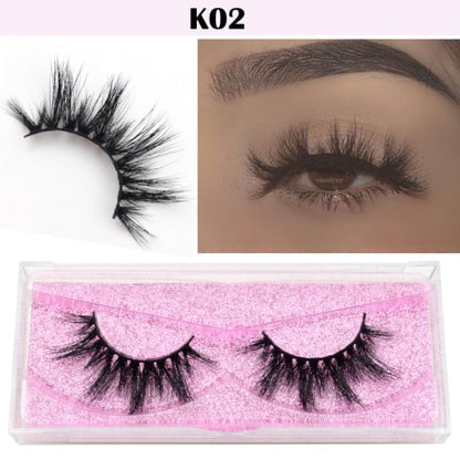 Visofree Eyelashes 3D Mink Lashes natural handmade  volume soft lashes long eyelash  extension real mink eyelash for makeup E01