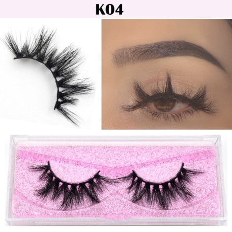 Visofree Eyelashes 3D Mink Lashes natural handmade  volume soft lashes long eyelash  extension real mink eyelash for makeup E01