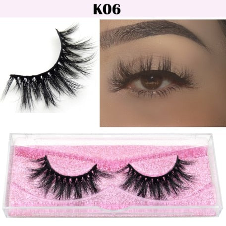 Visofree Eyelashes 3D Mink Lashes natural handmade  volume soft lashes long eyelash  extension real mink eyelash for makeup E01