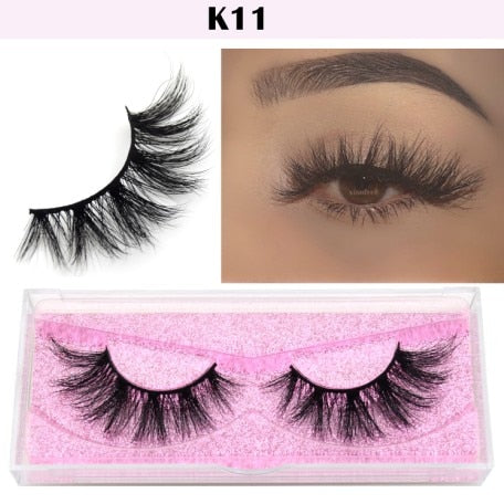 Visofree Eyelashes 3D Mink Lashes natural handmade  volume soft lashes long eyelash  extension real mink eyelash for makeup E01