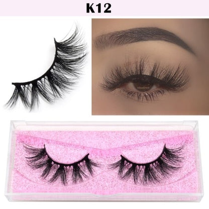 Visofree Eyelashes 3D Mink Lashes natural handmade  volume soft lashes long eyelash  extension real mink eyelash for makeup E01