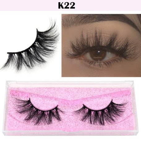 Visofree Eyelashes 3D Mink Lashes natural handmade  volume soft lashes long eyelash  extension real mink eyelash for makeup E01