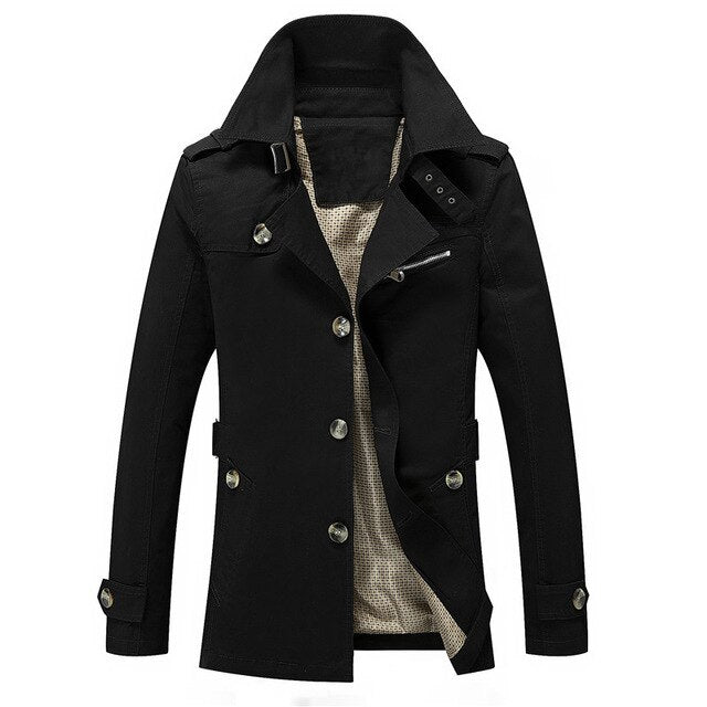 BOLUBAO Men Jacket Coat Fashion Trench Coat Jaqueta Masculina Veste Homme Brand Casual Fit Overcoat Outerwear Jacket Male