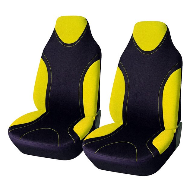 AUTOYOUTH Sports Style High Back Bucket Car Seat Cover 2PCS  Fits Most Auto Interior Accessories Seat Covers 5 Colours