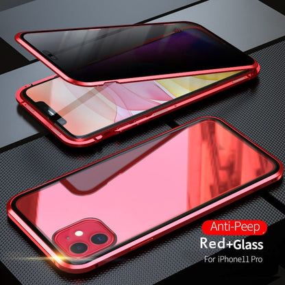 360° Double Tempered Glass Magnetic Phone Case Cover For Iphone 11 /11pro /11pro max Luxury Magnet Front Back Glass Dropship