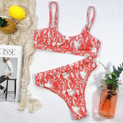 Sexy Bandeau Bikinis 2020 New V Neck Bikini Swimsuits Push Up Swimwear Female Brazilian Bikini Set Bathing Suits Biquini 3418