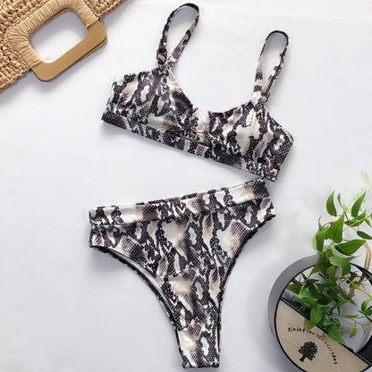 Sexy Bandeau Bikinis 2020 New V Neck Bikini Swimsuits Push Up Swimwear Female Brazilian Bikini Set Bathing Suits Biquini 3418