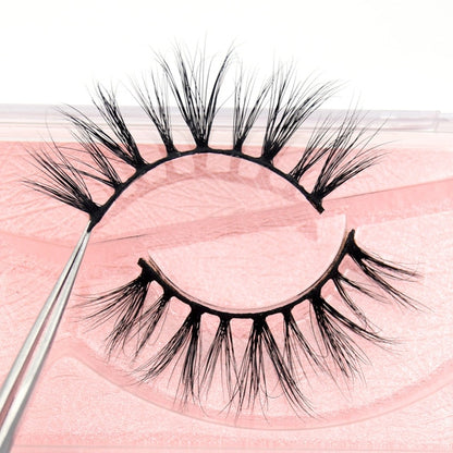 Visofree Mink Eyelashes 100% Cruelty free Handmade 3D Mink Lashes Full Strip Lashes Soft False Eyelashes Makeup  Lashes E11