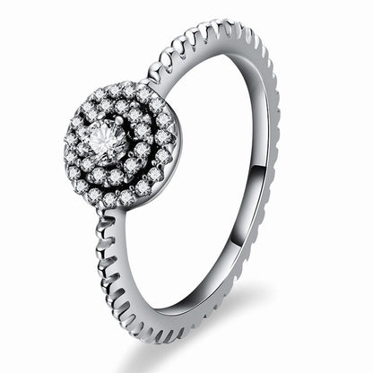 New Trendy Crystal Engagement Claws Design Hot Sale Rings For Women AAA White Zircon Cubic elegant rings Female Wedding jewerly