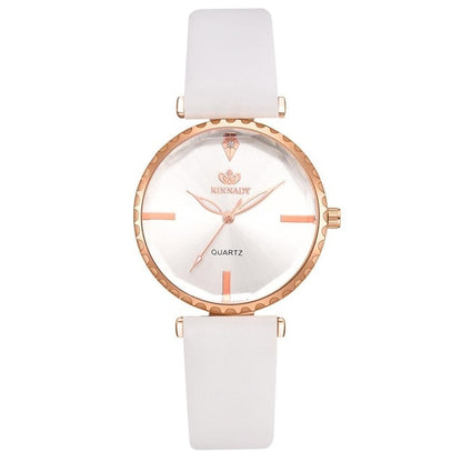 5pcs Set Top Style Fashion Women's Luxury Leather Band Analog Quartz WristWatch Ladies Watch Women Dress Reloj Mujer Black Clock