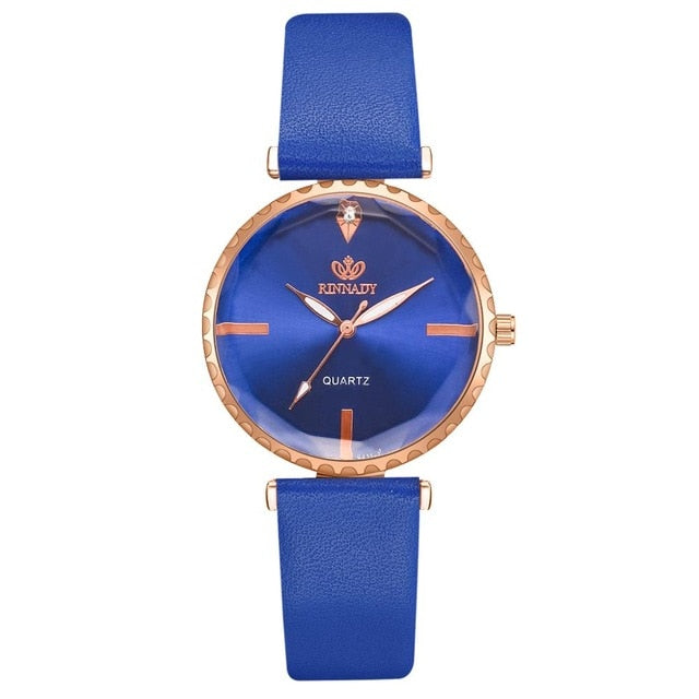 5pcs Set Top Style Fashion Women's Luxury Leather Band Analog Quartz WristWatch Ladies Watch Women Dress Reloj Mujer Black Clock